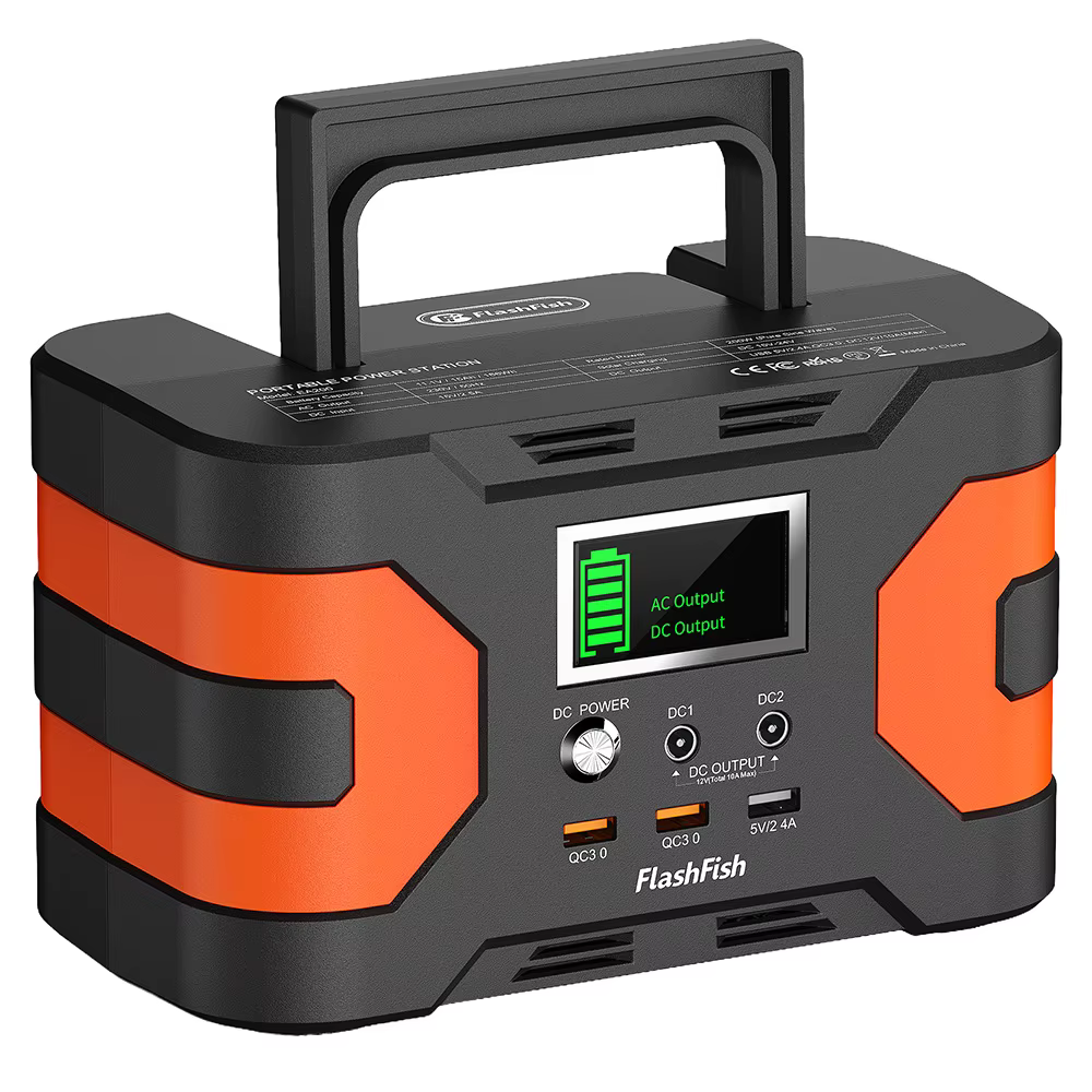 ESTACIÓN DE ENERGÍA PORTÁTIL FlashFish EA200 – 200W, recarga rápida