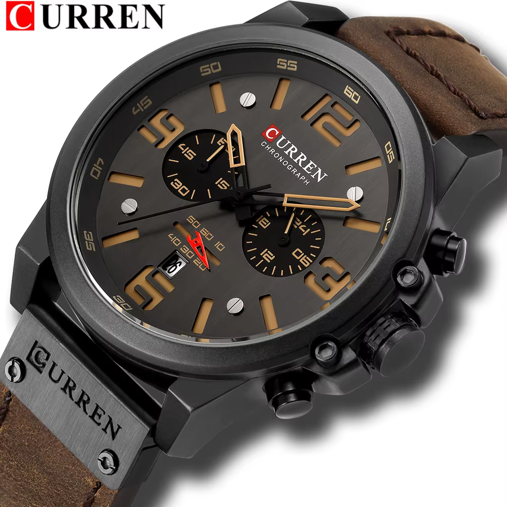 Reloj DEPORTIVO CURREN: estilo LUXE resistente con gran descuento