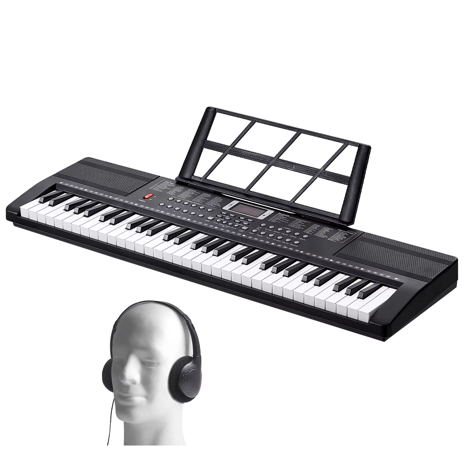 Teclado DIGITAL portátil SucceBuy — sonido real y fácil transporte