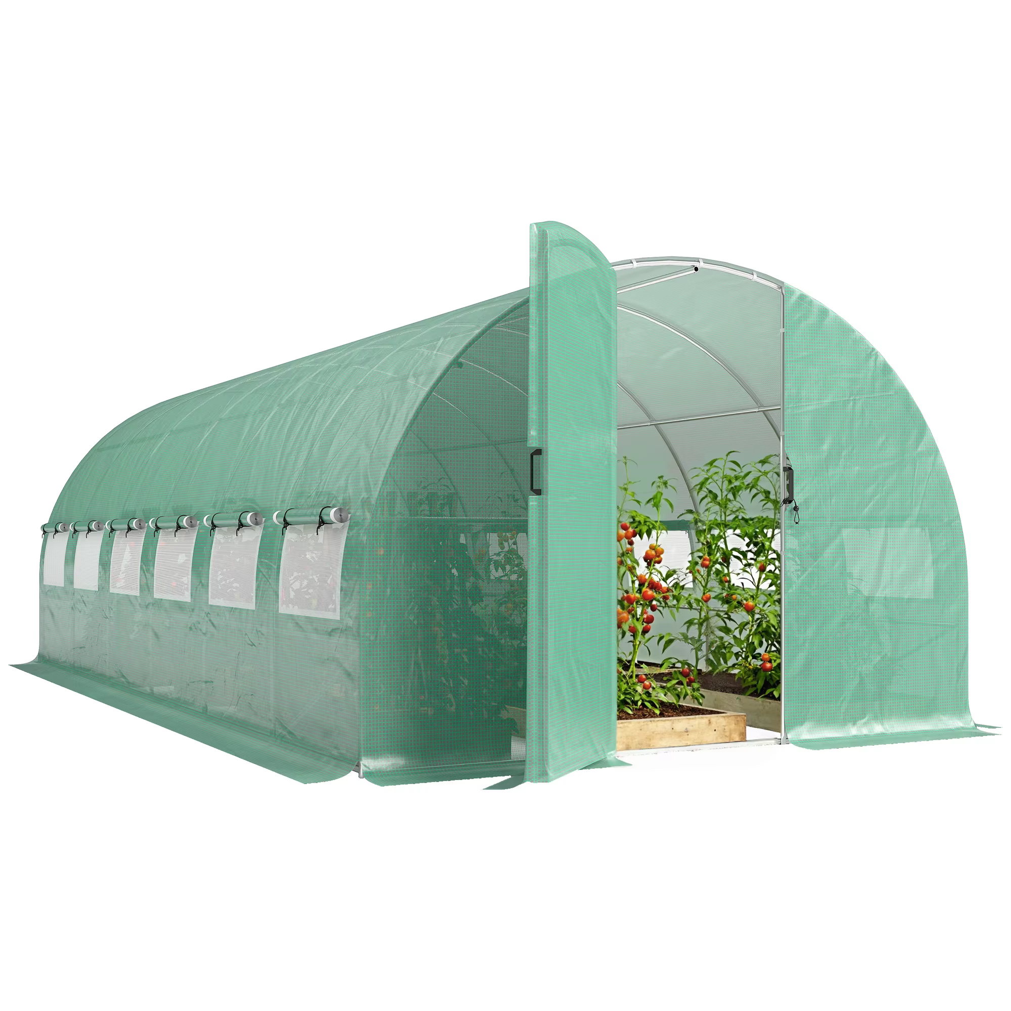 Invernadero TÚNEL outsunny — Protección amplia y cultivo controlado