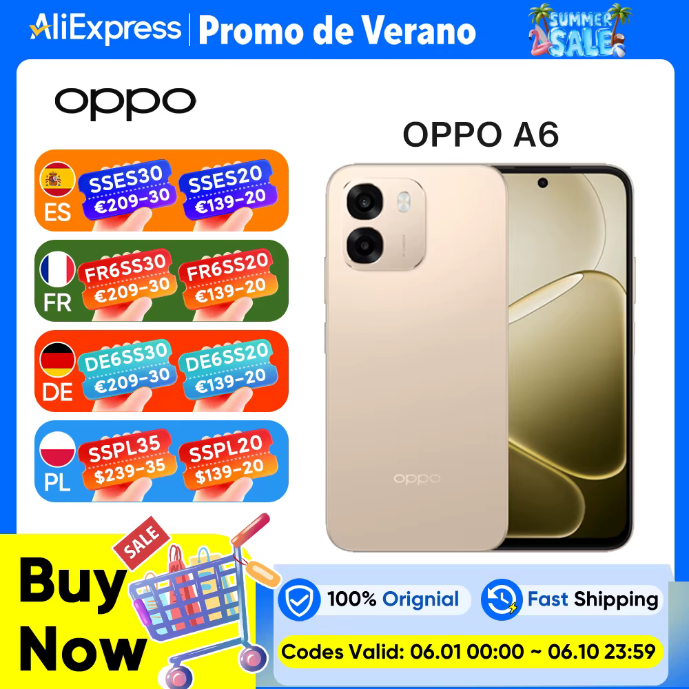 OPPO A6 6GB/256GB — BATERÍA GIGANTE y CÁMARA 50MP