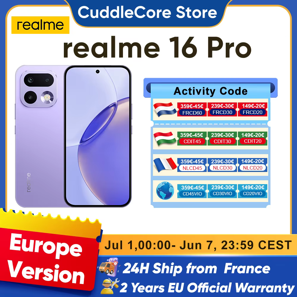 REALME 16 PRO 5G — POTENCIA y BATERÍA por 237,2€