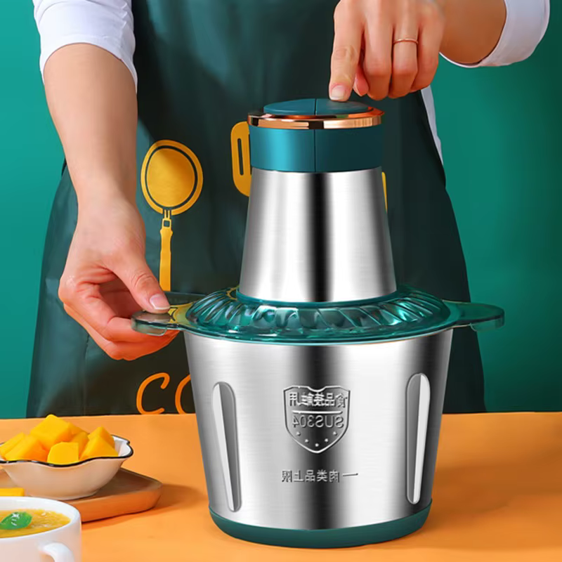 Picadora de CARNE en ACERO inoxidable — potente y fácil de limpiar
