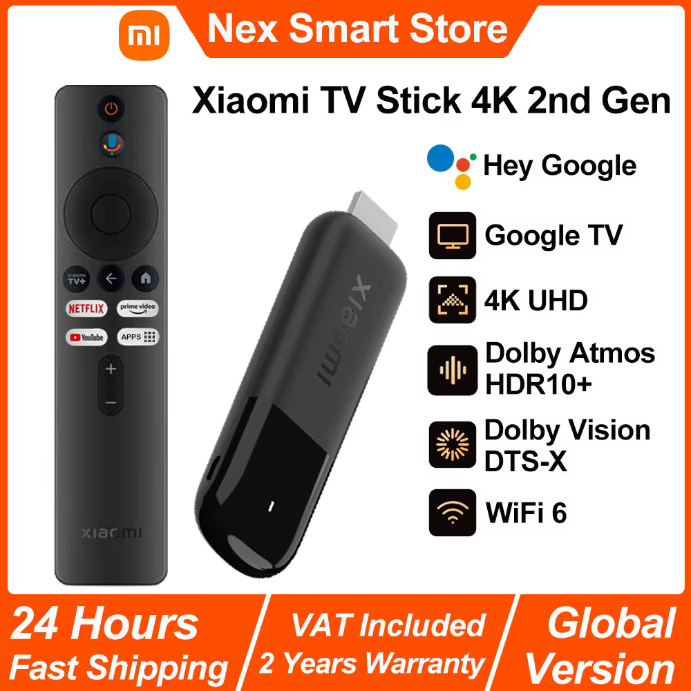 Xiaomi TV Stick 4K 2ª Gen — STREAMING 4K y Google TV