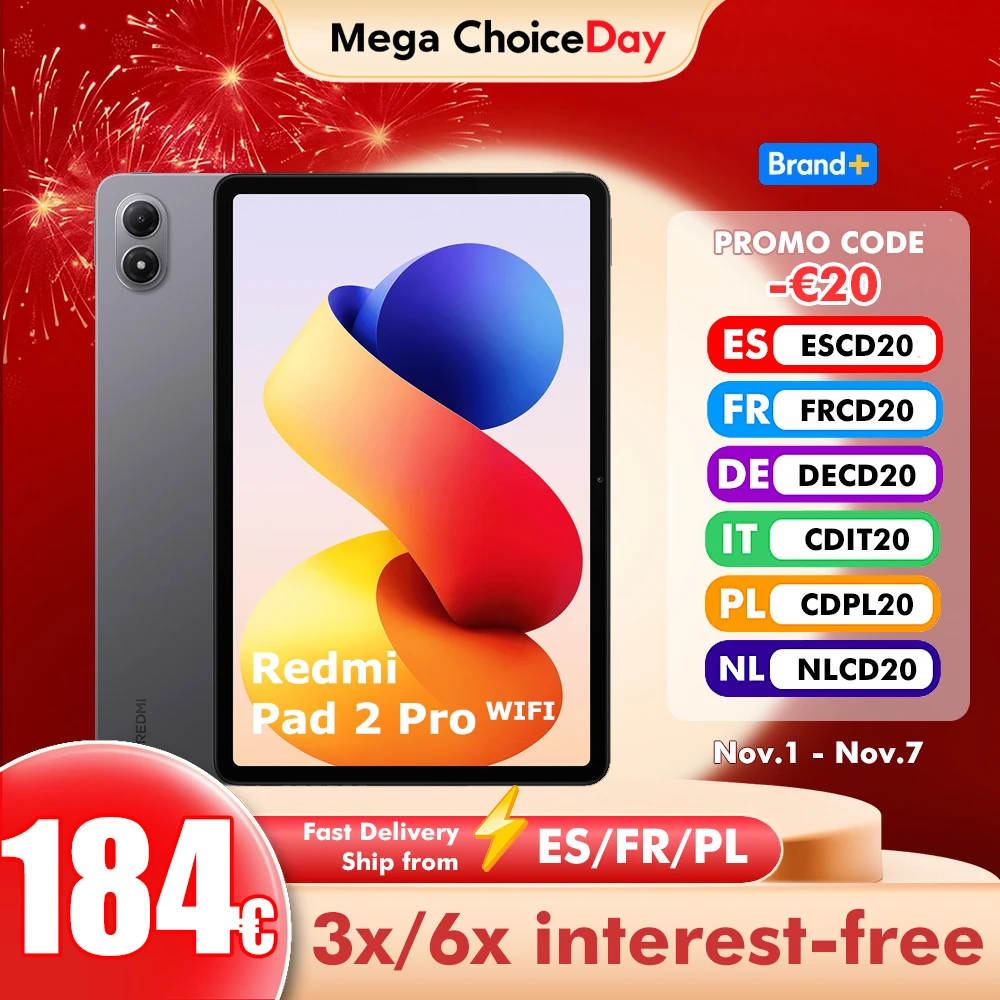 ¡Gran Oferta Xiaomi Redmi Pad 2 Pro 12000mAh!