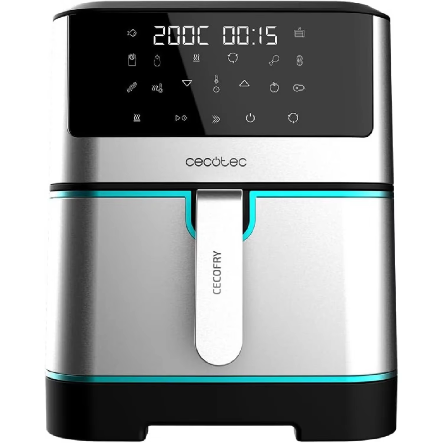 FREIDORA AIRE CECOTEC 8L: Cocina saludable y rápida -66%