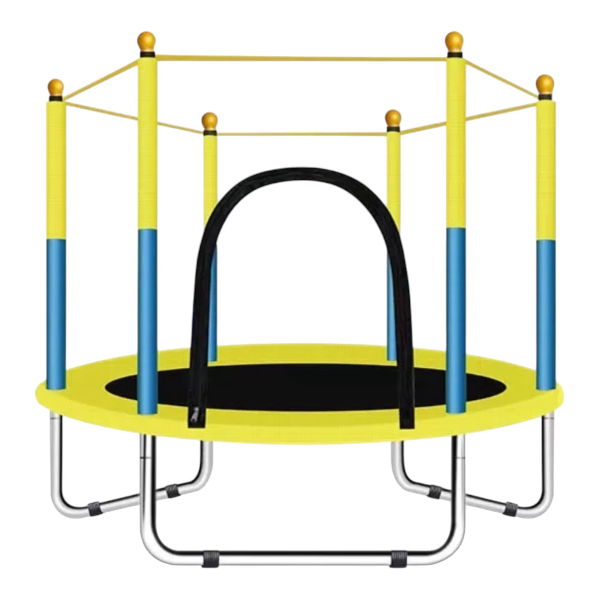 Trampolín PORTÁTIL 140 cm — Diversión segura en casa