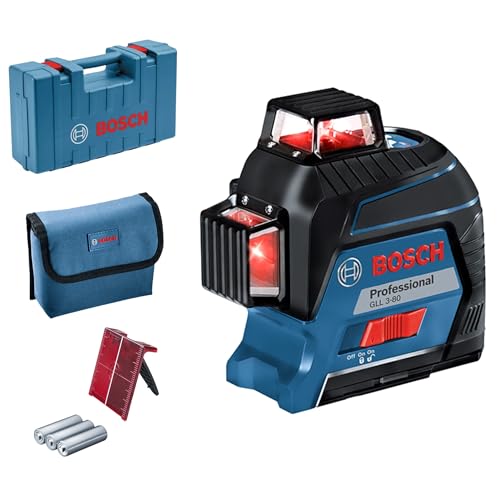 Nivel LÁSER Bosch Profesional GLL 3-80 para trabajos de precisión