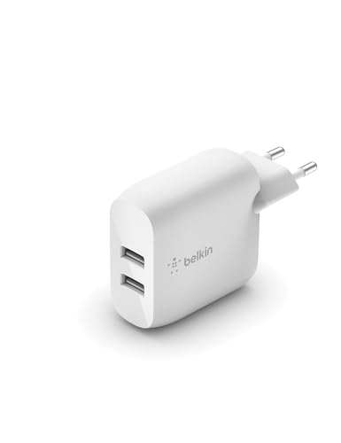 CARGADOR DOBLE USB BELKIN: carga rápida y fiable al 45% OFF