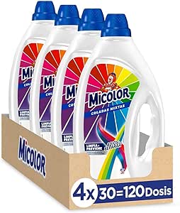 OFERTA LIMITADA: Pack 4 Botes de Detergente MICOLOR