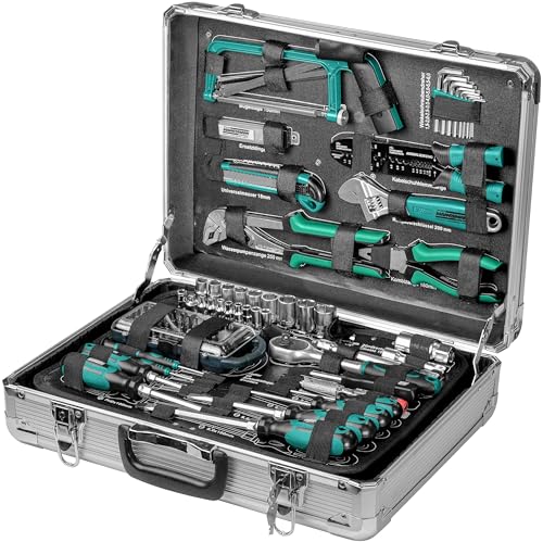 Juego de HERRAMIENTAS Mannesmann 124 piezas — AHORRA 45%