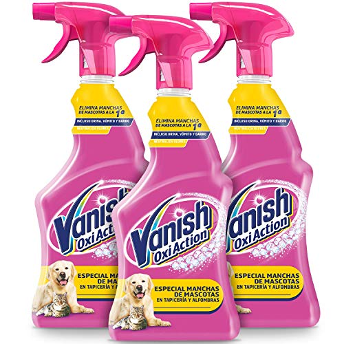 PACK 3x VANISH OXI ACTION SPRAY 750ml — ELIMINA MANCHAS Y OLORES