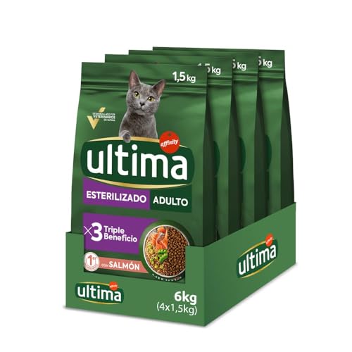 PACK 2x ULTIMA Esterilizado Salmón — Control de peso y salud urinaria