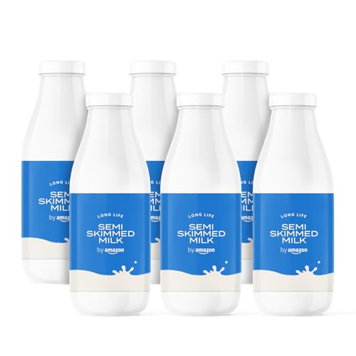 Leche Semidesnatada by Amazon 6x1L con 21% de AHORRO