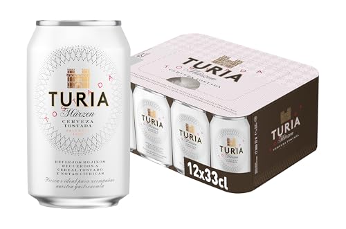 PACK 24 LATAS TURIA MÄRZEN – CERVEZA TOSTADA SUAVE