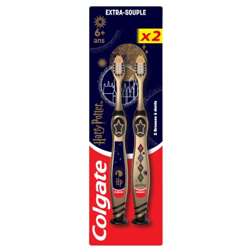 Pack 2 cepillos infantiles COLGATE HARRY POTTER