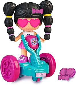 Pinypon Let's Go con Segway y Accesorios FLÚOR