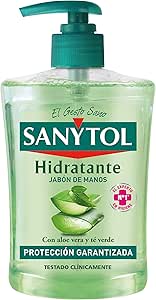 SANYTOL Jabón Manos Hidratante con Aloe Vera 3x500ml