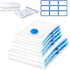 Bolsas al Vacío XL y L para Ropa y Edredones