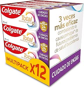 COLOGATE Total Encías Sensibles x12 Tubos 75ml