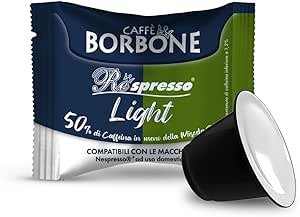 Cápsulas Borbone Light 50% Menos Cafeína, 100 Uds
