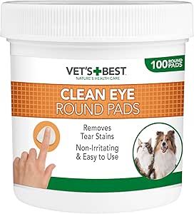Limpia Ojos Vet's Best para Perros - 100 Unidades