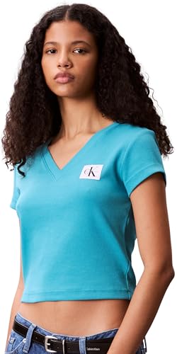 CAMISETA Calvin Klein con CUELLO pico — Ahorra 51%