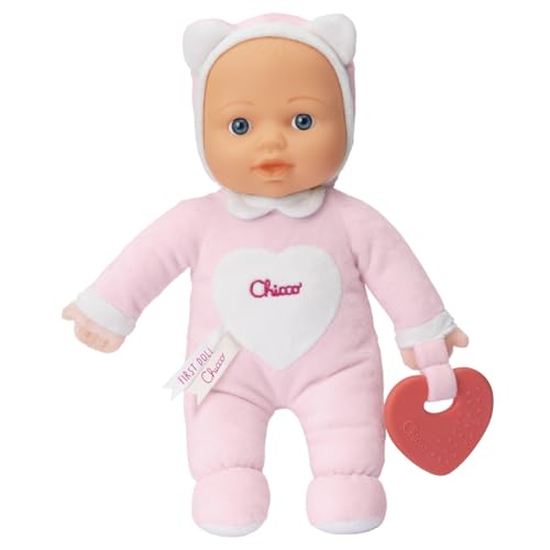 MUÑECA CHICCO suave con mordedor — ideal desde 0 meses