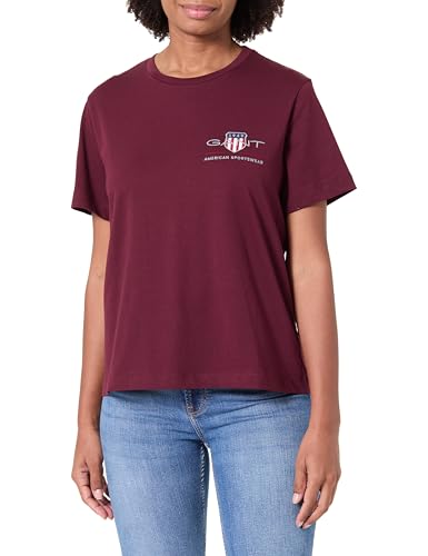 Camiseta GANT REG Archive Shield SS - COLOR ROJO, AHORRA 42%