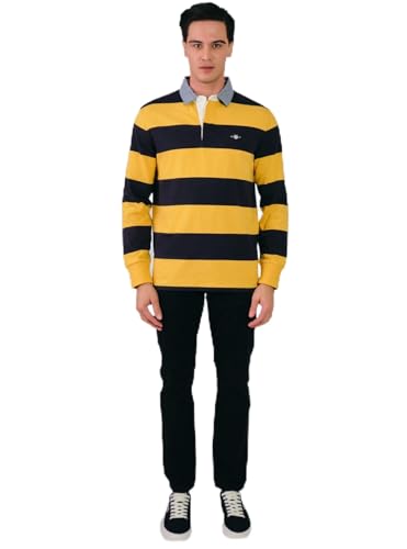 Camiseta GANT RUGGER de raya CHAMBRAY — ¡-50% oferta limitada!