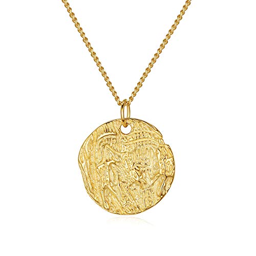 Collar mujer con LUNA en ORO CHAPADO 18K — elegante y resistente