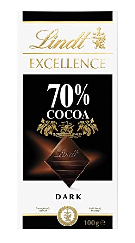 CHOCOLATE NEGRO 70% Lindt EXCELLENCE — SABOR INTENSO