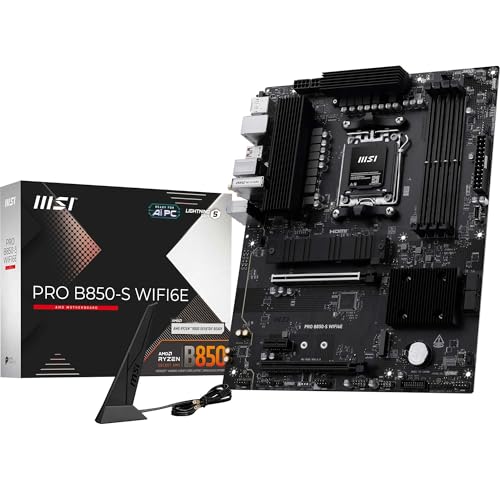 Placa base MSI PRO B850-S con WIFI6E — CONEXIÓN RÁPIDA y estable