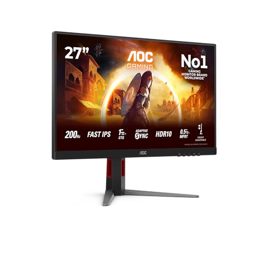 MONITOR AOC 27" GAMING 200Hz HDR10 — ALTA RESPUESTA y PRECIO REBAJADO