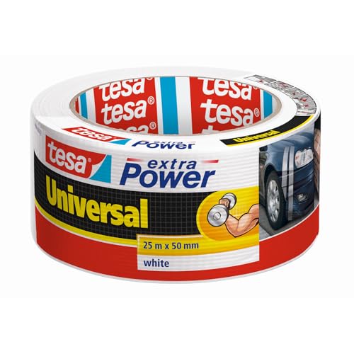 Cinta ADHESIVA universal blanca 25 m — FIJACIÓN fiable con -54%