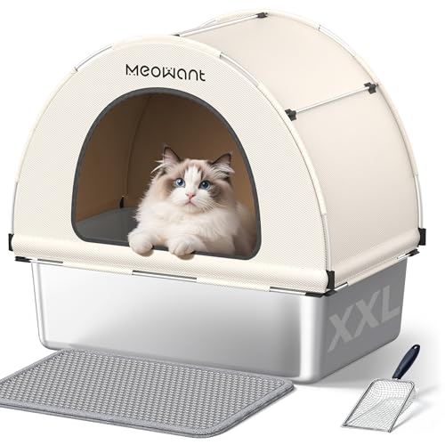 CAJA ARENA inox XXL con pala y estera — PRECIO MÍNIMO