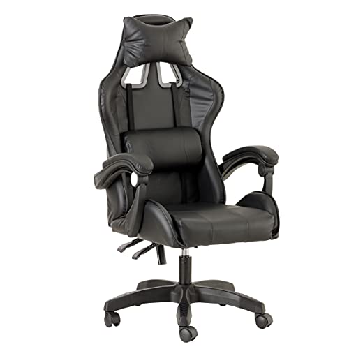 Silla Gaming NEGRA con respaldo ajustable al MÍNIMO histórico