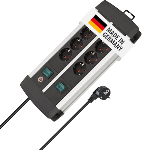 Regleta Brennenstuhl 8 tomas con INTERRUPTOR individual