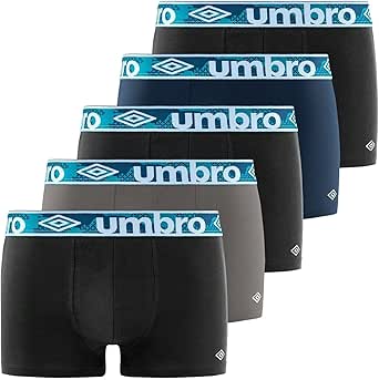 GRAN OFERTA: Pack de 5 bóxers Umbro 100% algodón
