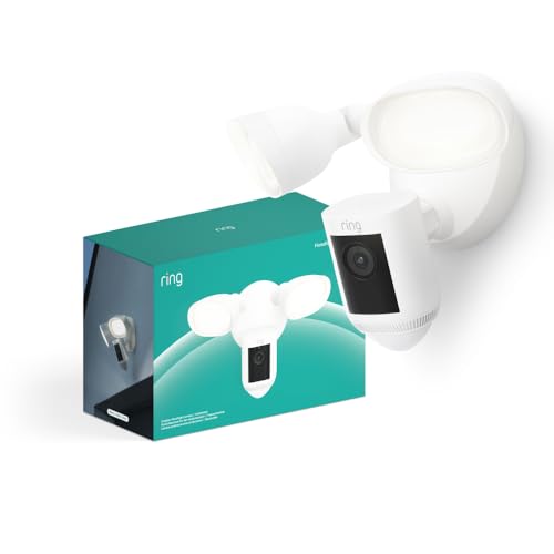 RING FLOODLIGHT CAM 2K - VIGILANCIA EXTERIOR con ALARMA