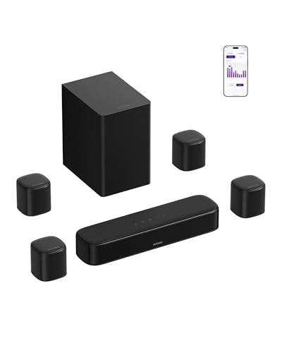 BARRA DE SONIDO ULTIMEA A40 PRO 7.1 con SUBWOOFER POTENTE