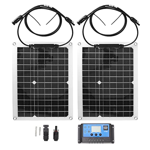 KIT de 2 PANELES SOLARES 50W – Carga rápida y resistente