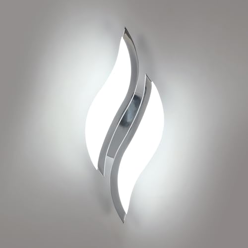 LÁMPARA de pared OLA moderna — LUZ FRÍA y montaje fácil