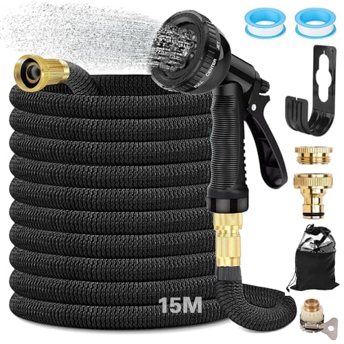 MANGUERA EXTENSIBLE 15M — Sin enredos y lista para usar