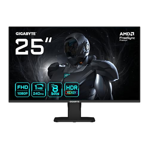 MONITOR GIGABYTE 25" 240Hz — IMAGEN NÍTIDA y RESPUESTA RÁPIDA