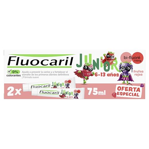 GEL DENTAL INFANTIL FLUOCARIL - PROTECCIÓN y sabor a frutos rojos