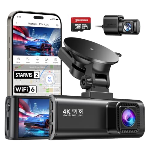 DASHCAM REDTIGER F7N Plus — VISIÓN 4K y protección nocturna