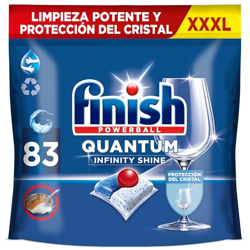 FINISH POWERBALL Quantum Infinity Shine — Limpieza potente y brillo protegido