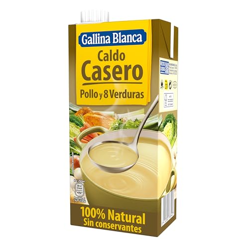Caldo CASERO de Pollo con 8 Verduras — Natural y Listo para Usar
