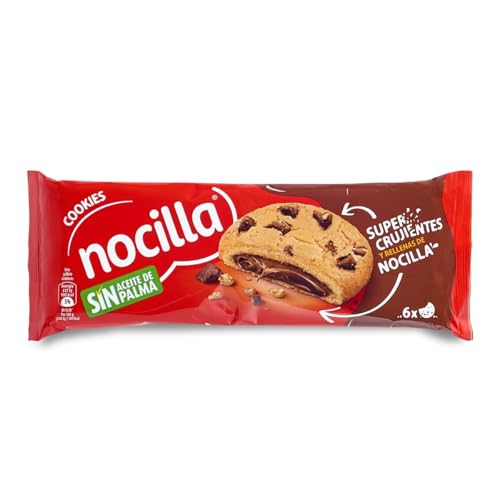 NOCILLA Cookies: GALLETAS rellenas con crema de cacao y avellanas